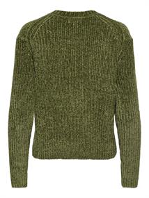 JDYCARIE L/S ON CHENILLE PULLOVER KNT sphagnum
