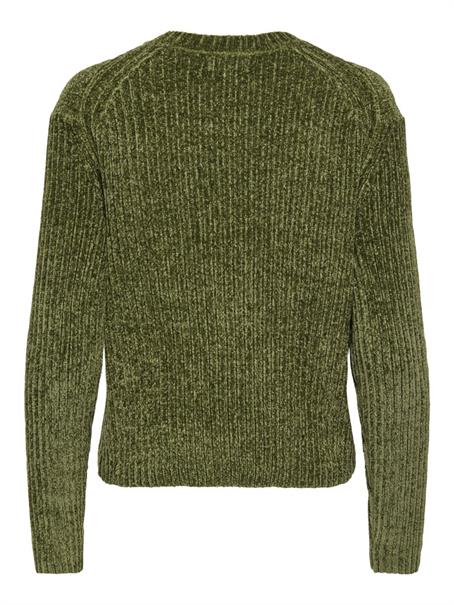 JDYCARIE L/S ON CHENILLE PULLOVER KNT sphagnum
