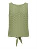 JDYCARLA CATHINKA S/L KNOT TOP JRS sage