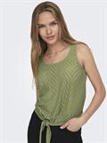 JDYCARLA CATHINKA S/L KNOT TOP JRS sage