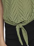 JDYCARLA CATHINKA S/L KNOT TOP JRS sage