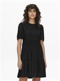 JDYCARLA CATHINKA S/S DRESS JRS NOOS black