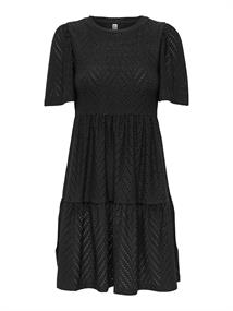 JDYCARLA CATHINKA S/S DRESS JRS NOOS black