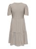 JDYCARLA CATHINKA S/S DRESS JRS NOOS chateau gray