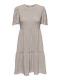 JDYCARLA CATHINKA S/S DRESS JRS NOOS chateau gray