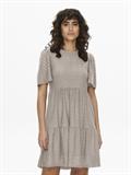 JDYCARLA CATHINKA S/S DRESS JRS NOOS chateau gray