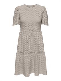 JDYCARLA CATHINKA S/S DRESS JRS NOOS chateau gray