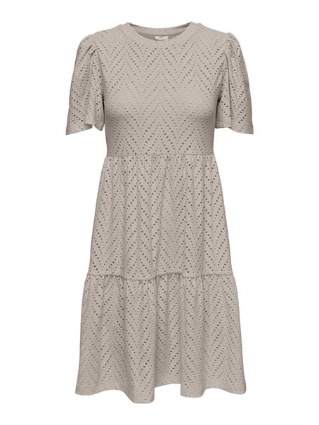 JDYCARLA CATHINKA S/S DRESS JRS NOOS chateau gray