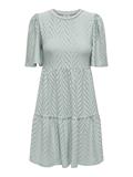 JDYCARLA CATHINKA S/S DRESS JRS NOOS gray mist