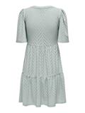 JDYCARLA CATHINKA S/S DRESS JRS NOOS gray mist