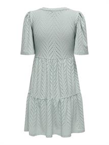JDYCARLA CATHINKA S/S DRESS JRS NOOS gray mist