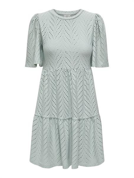JDYCARLA CATHINKA S/S DRESS JRS NOOS gray mist