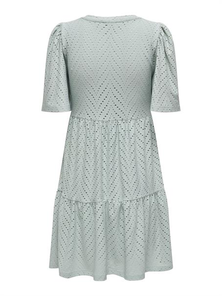 JDYCARLA CATHINKA S/S DRESS JRS NOOS gray mist