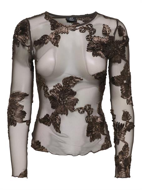 JDYCASABLANCA L/S TOP JRS DIA coffee bean