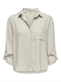 JDYCAYA LINEN LOOSE L/S SHIRT WVN NOOS moonbeam