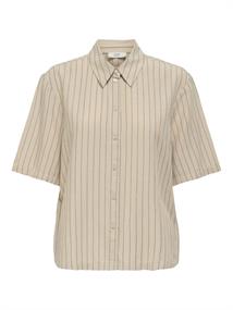 JDYCAYA LINEN LOOSE S/S SHIRT WVN DIA sandshell