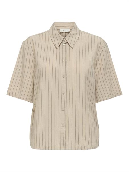 JDYCAYA LINEN LOOSE S/S SHIRT WVN DIA sandshell
