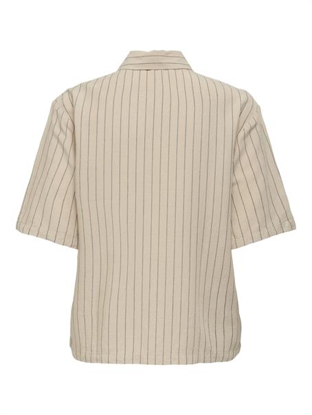 JDYCAYA LINEN LOOSE S/S SHIRT WVN DIA sandshell