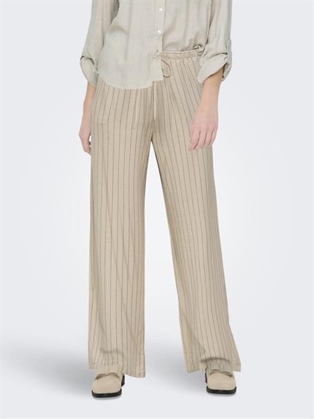 JDYCAYA LINEN MW PANT WVN DIA sandshell