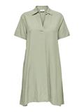 JDYCAYA LINEN S/S DRESS WVN NOOS laurel oak