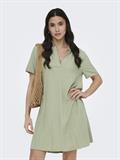JDYCAYA LINEN S/S DRESS WVN NOOS laurel oak