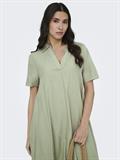 JDYCAYA LINEN S/S DRESS WVN NOOS laurel oak