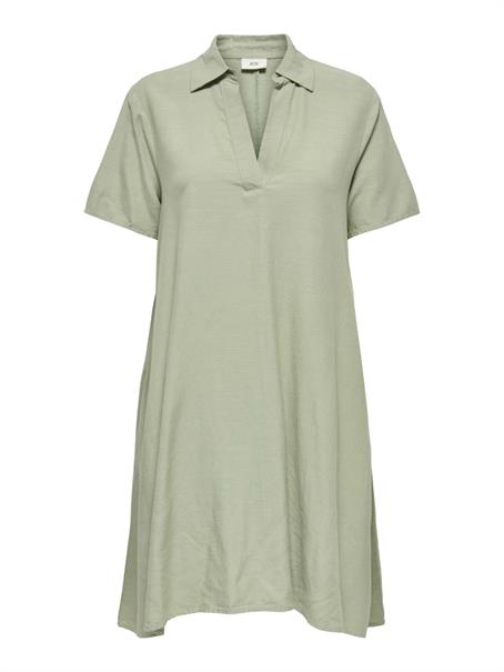 JDYCAYA LINEN S/S DRESS WVN NOOS laurel oak