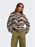 JDYCECILIE L/S ON ANIMAL PULLOVER KNT egret