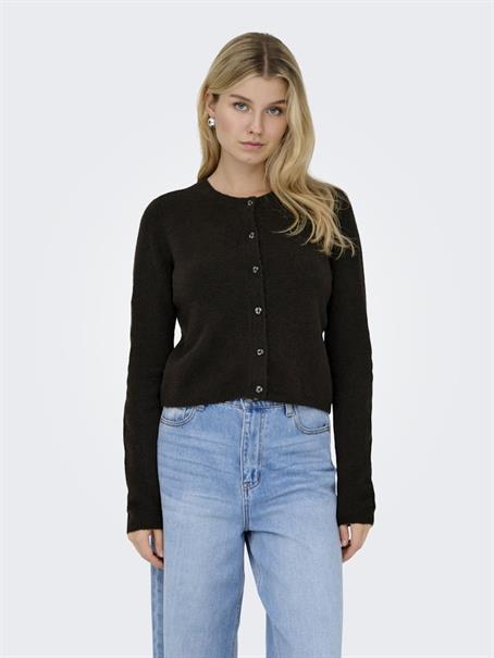 JDYCHLOE LIFE L/S CARDIGAN KNT NOOS chocolate torte