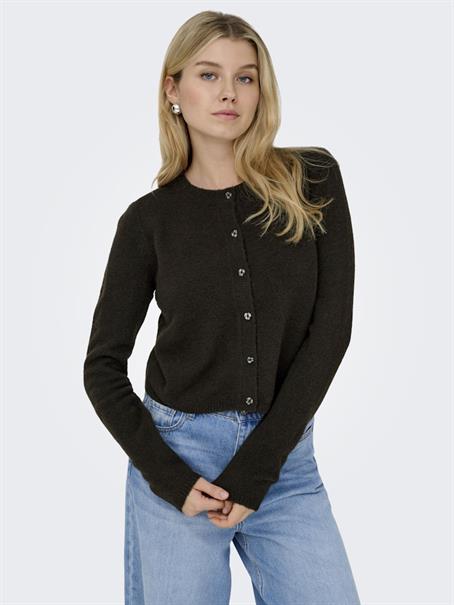 JDYCHLOE LIFE L/S CARDIGAN KNT NOOS chocolate torte