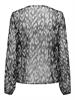JDYCODY L/S V-NECK TOP WVN DIA black