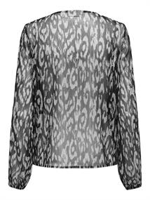 JDYCODY L/S V-NECK TOP WVN DIA black