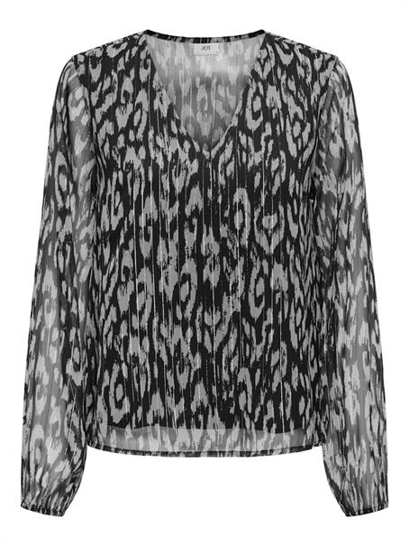 JDYCODY L/S V-NECK TOP WVN DIA black
