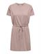 JDYDALILA S/S STRING DRESS JRS NOOS adobe rose
