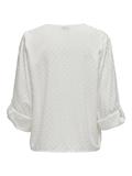 JDYDIANA LIFE 7/8 DOBBY SHIRT WVN NOOS cloud dancer