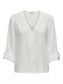 JDYDIANA LIFE 7/8 DOBBY SHIRT WVN NOOS cloud dancer