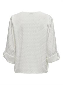 JDYDIANA LIFE 7/8 DOBBY SHIRT WVN NOOS cloud dancer