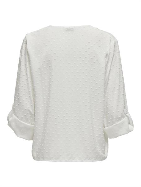 JDYDIANA LIFE 7/8 DOBBY SHIRT WVN NOOS cloud dancer