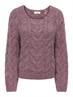 JDYDINEA KIA L/S STRUCTURE PULLOVER KNT grape shake