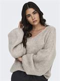 JDYDINEA L/S REVERSIBLE PULLOV. KNT NOOS chateau gray