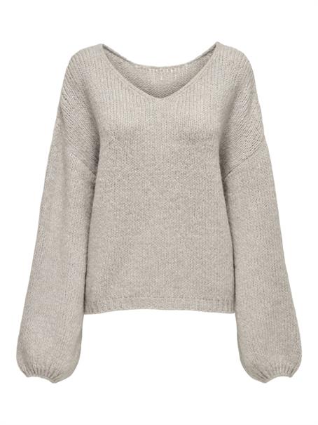 JDYDINEA L/S REVERSIBLE PULLOV. KNT NOOS chateau gray