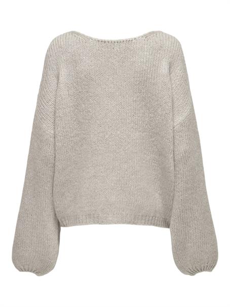 JDYDINEA L/S REVERSIBLE PULLOV. KNT NOOS chateau gray