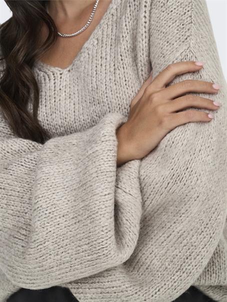 JDYDINEA L/S REVERSIBLE PULLOV. KNT NOOS chateau gray