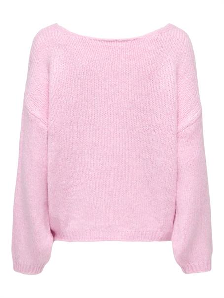 JDYDINEA L/S REVERSIBLE PULLOV. KNT NOOS pink lady