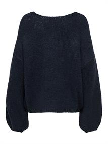 JDYDINEA L/S REVERSIBLE PULLOV. KNT NOOS total eclipse