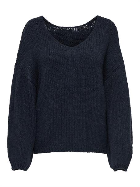 JDYDINEA L/S REVERSIBLE PULLOV. KNT NOOS total eclipse