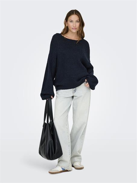 JDYDINEA L/S REVERSIBLE PULLOV. KNT NOOS total eclipse