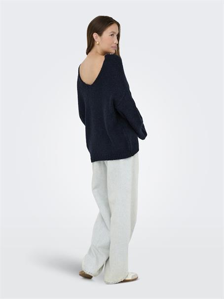 JDYDINEA L/S REVERSIBLE PULLOV. KNT NOOS total eclipse