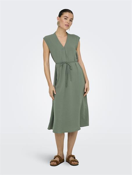 JDYDIVYA LIFE S/L MIDI DRESS WVN DIA sea spray
