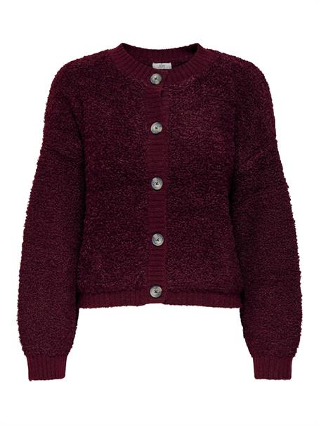 JDYEIRA LIFE L/S ONECK CARDIGAN KNT NOOS cabernet